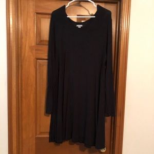 Great Condition Black Long sleeve t-shirt dress